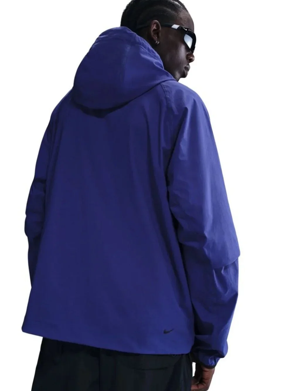 Nike Tech Men’s Woven Hooded Jacket Blue HM7151-539, Size Large (New)